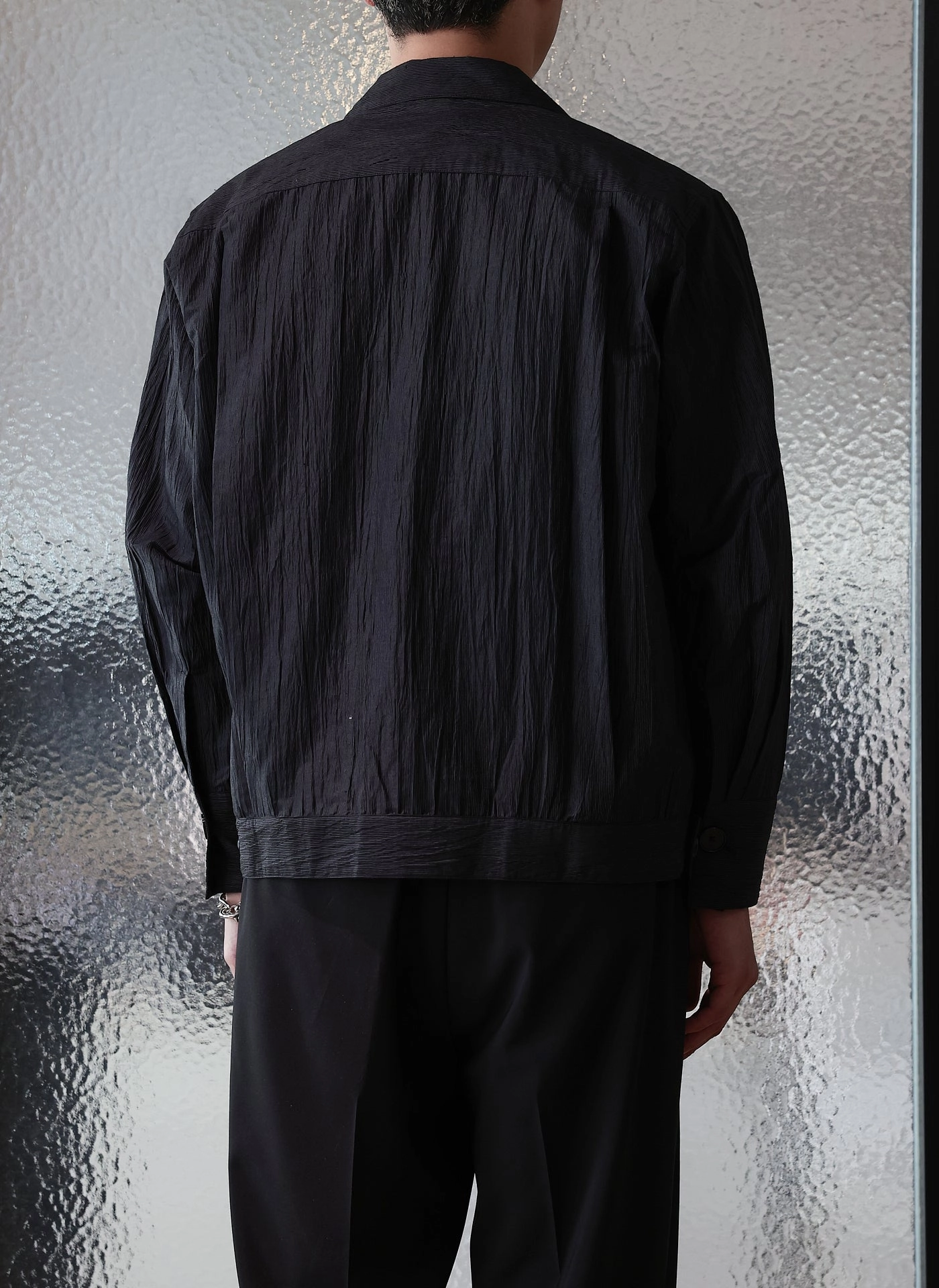 Hybrid Linen Shirt Trucker Jacket