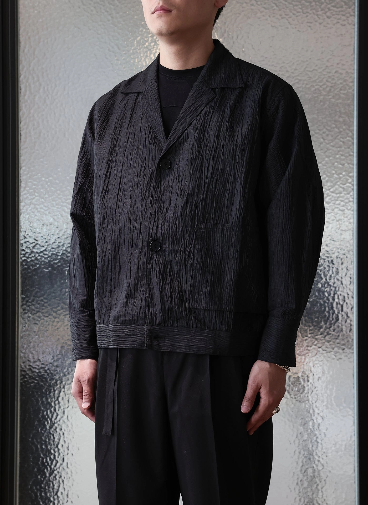 Hybrid Linen Shirt Trucker Jacket