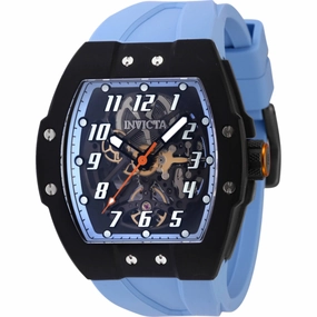 Invicta Men's Watch - JM Correa Light Blue and Transparent Dial Silicone Strap | 44407