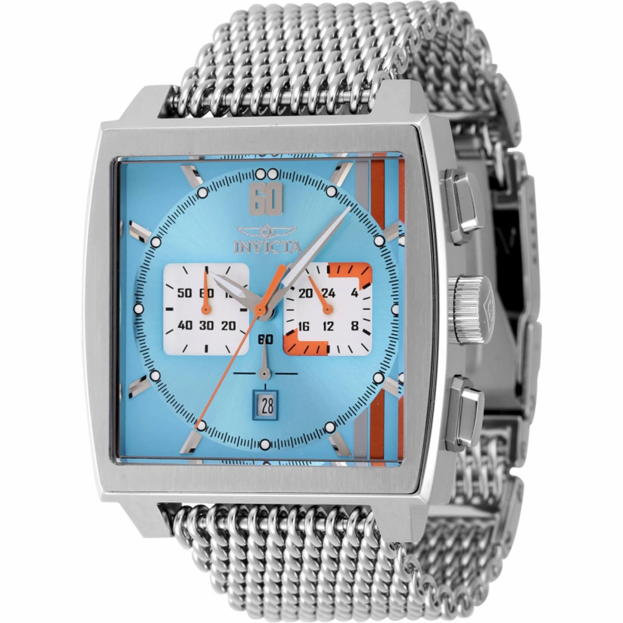 Invicta Men's Watch - S1 Rally Chrono Light Blue and White Dial Bracelet | 47245