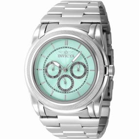 Invicta Men's Watch - Slim Day Turquoise Dial Silver Stainless Steel Bracelet | 46260