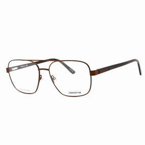 Liz Claiborne Men's Eyeglasses - Light Brown Metal Rectangular Frame | CB 263 0TUI 00
