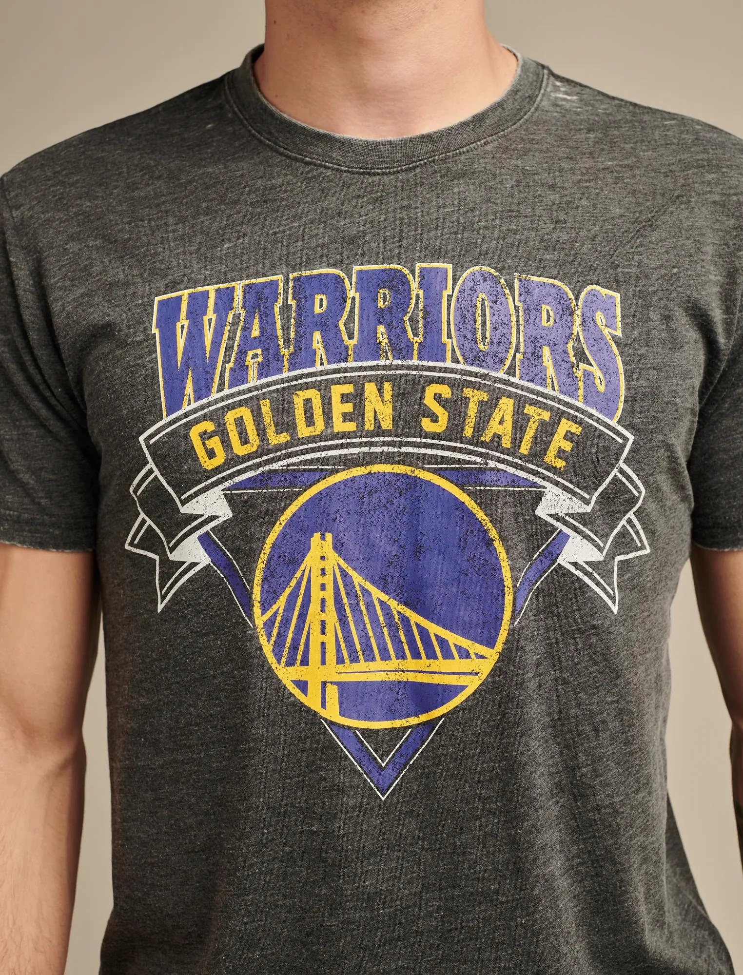 Lucky Brand Men's Warriors Graphic Tee
