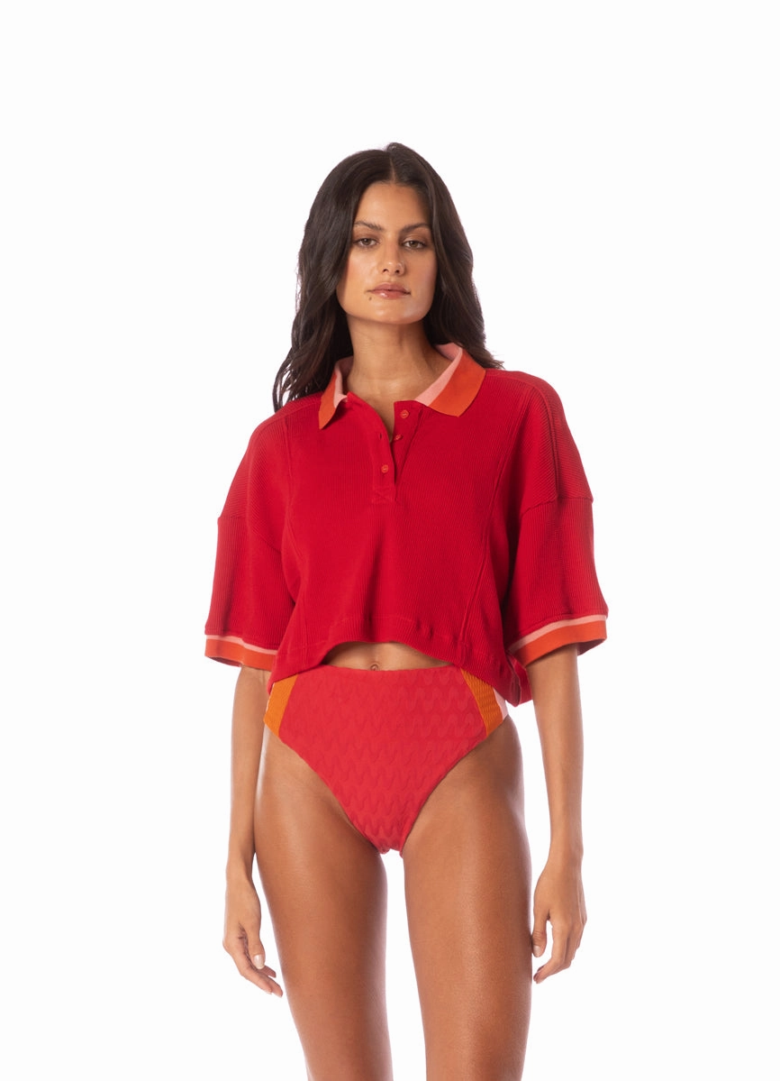 Maaji Apple Red Solene  Shirt