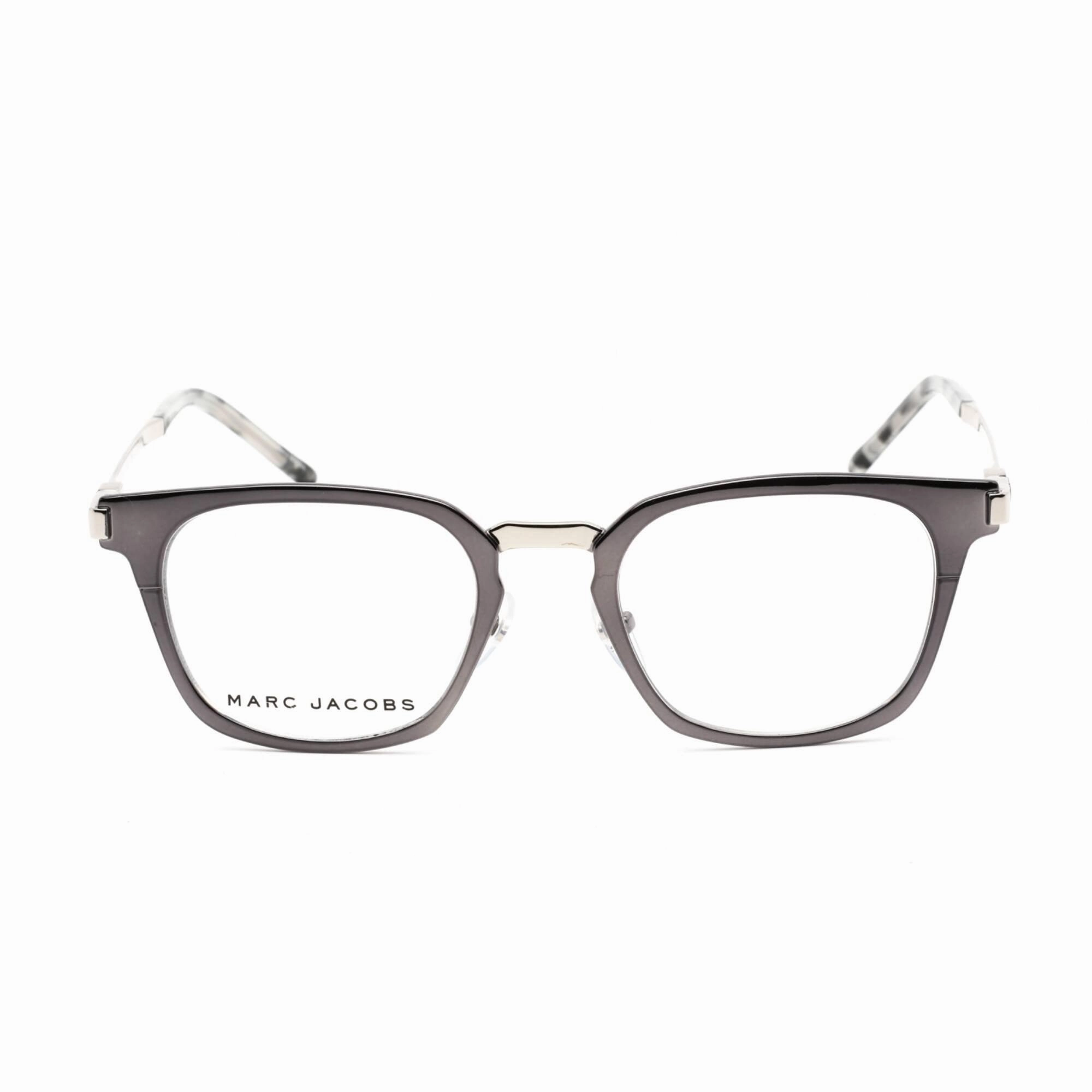 Marc Jacobs Men's Eyeglasses - Dark Rust Light Gold Metal Square | Marc 145 0T8K 00