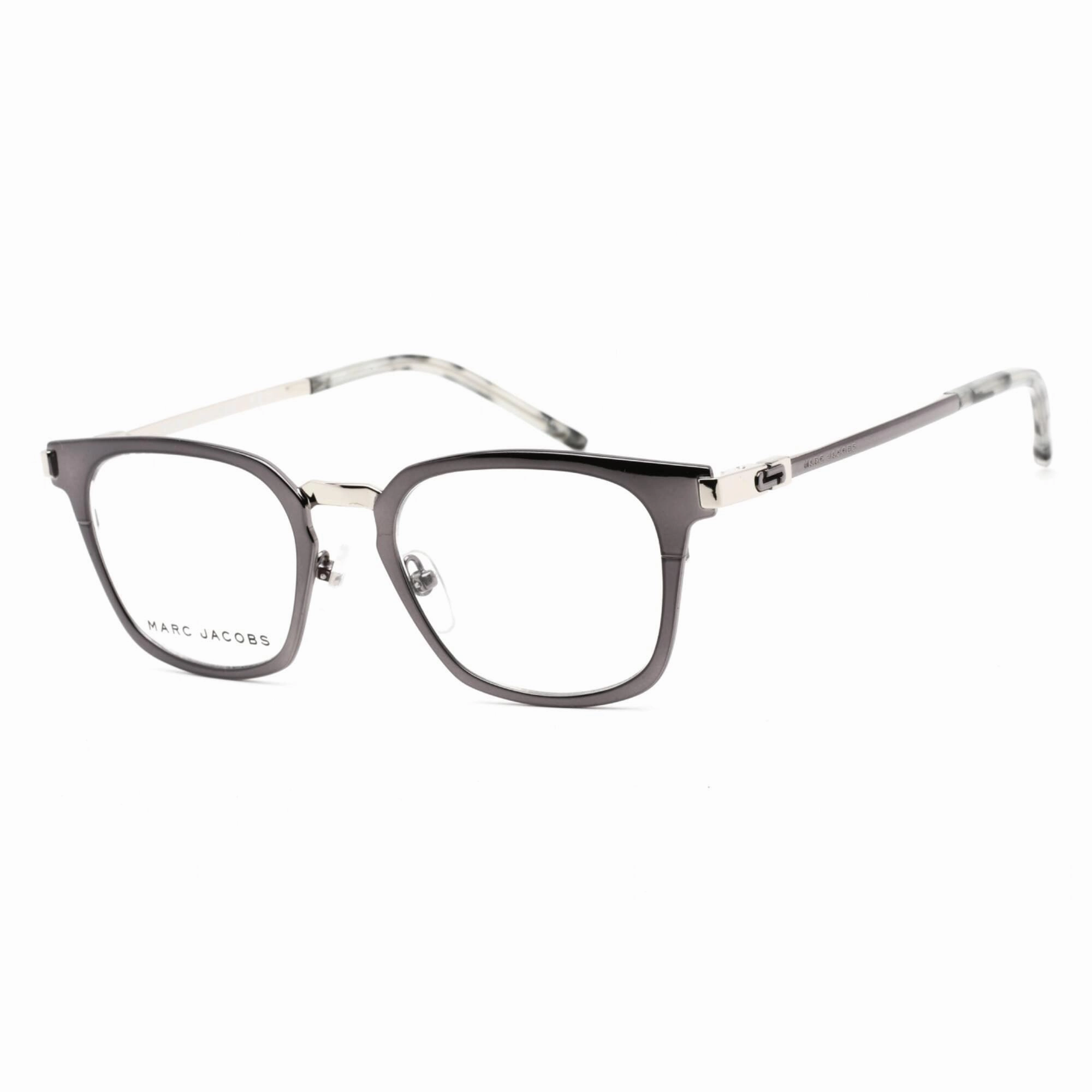 Marc Jacobs Men's Eyeglasses - Dark Rust Light Gold Metal Square | Marc 145 0T8K 00
