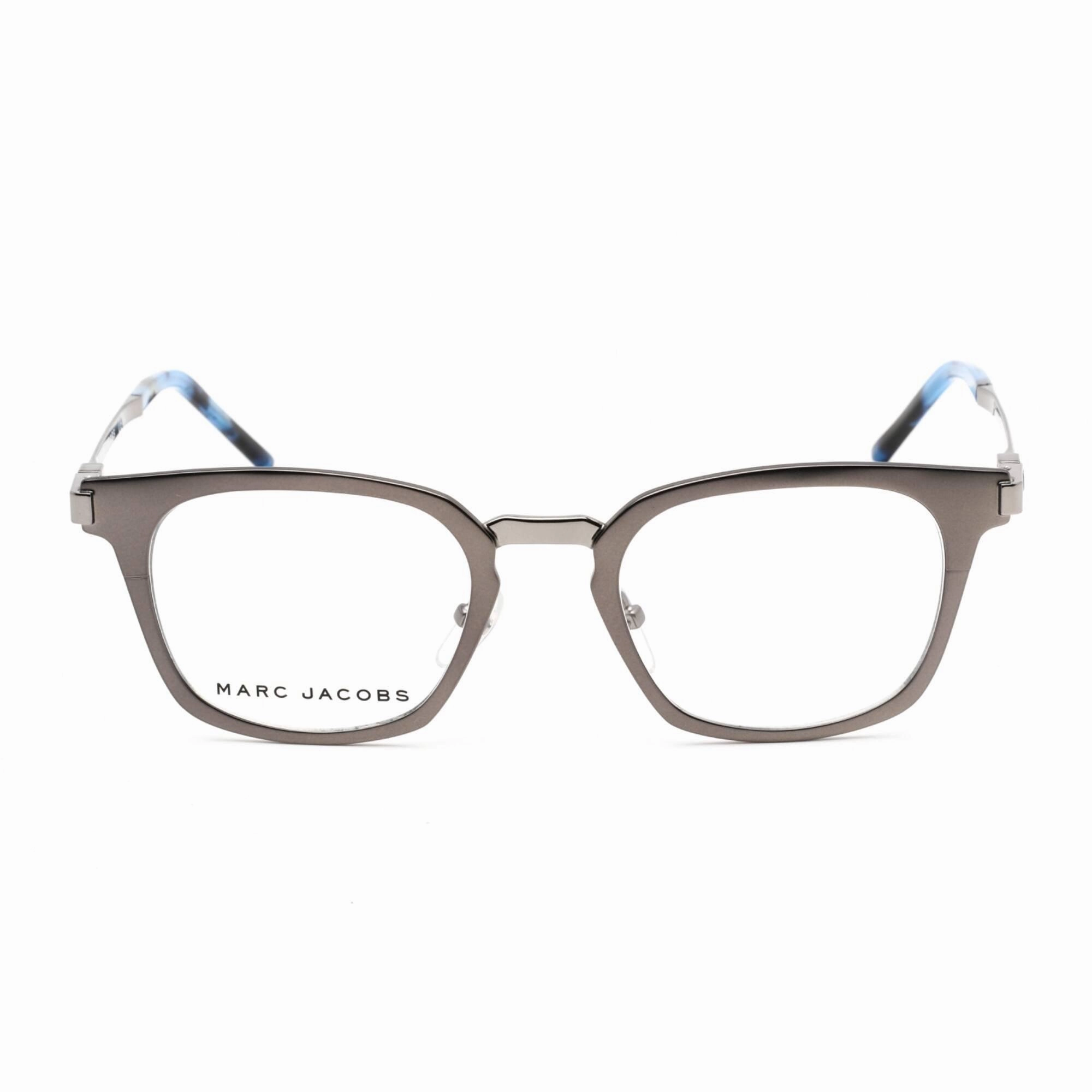 Marc Jacobs Men's Eyeglasses - Semi Matte Dark Ruthenium Metal | Marc 145 0LN4 00