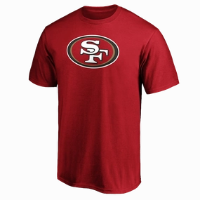 Men's 49ers Cotton Primary Logo Short Sleeve