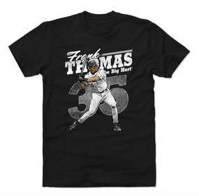 Men's 500 Level Frank Thomas Chicago White Sox Big Hurt Retro Black Tee