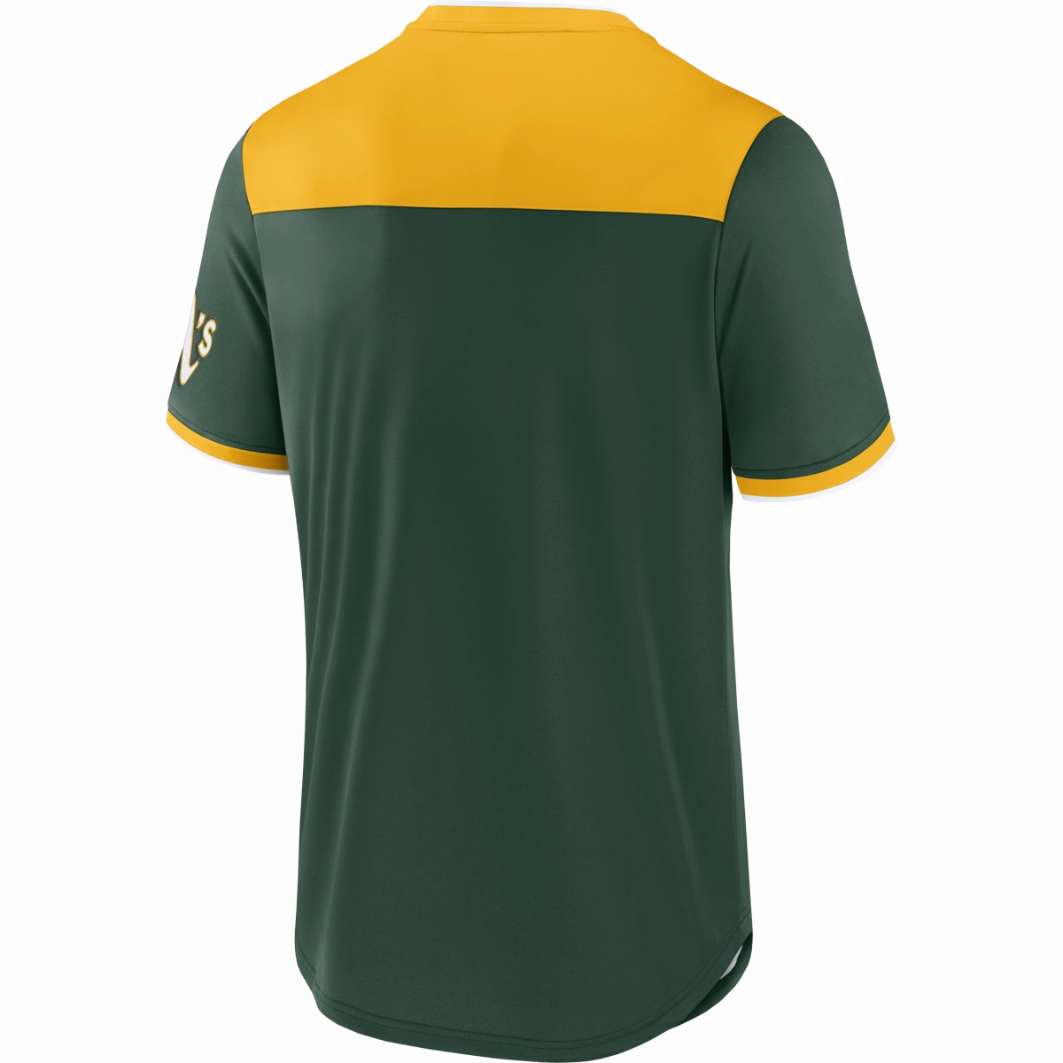 Men's A's Fundamentals Poly Walk Off Short Sleeve