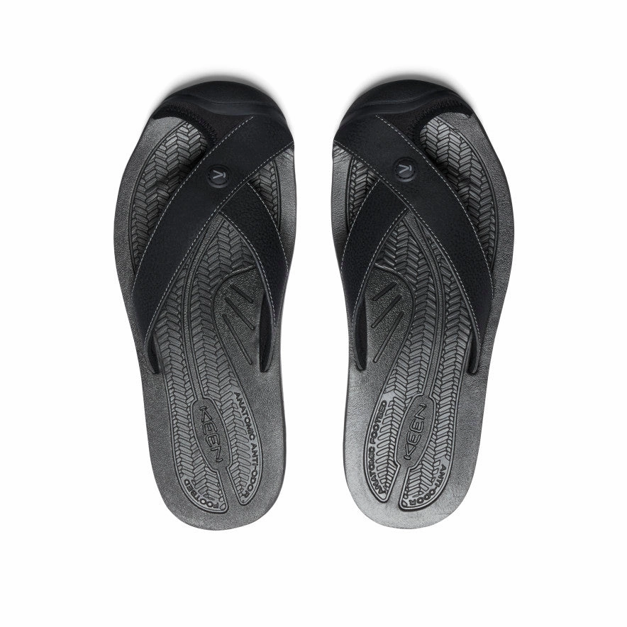 Men's Barbados Flip-Flop  |  Black/Steel Grey