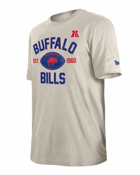 Men's Buffalo Bills Stone 2024 Historic New Era Tee