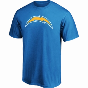 Men's Chargers Cotton Primary Logo Short Sleeve