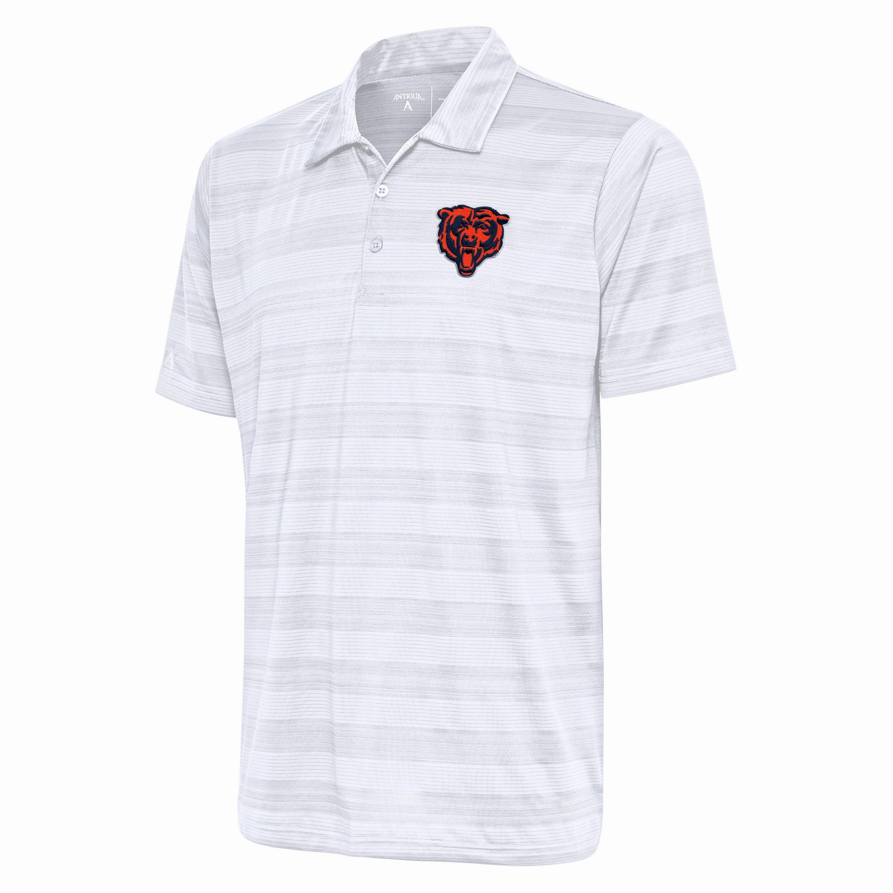 Men's Chicago Bears Antigua White Compass Polo