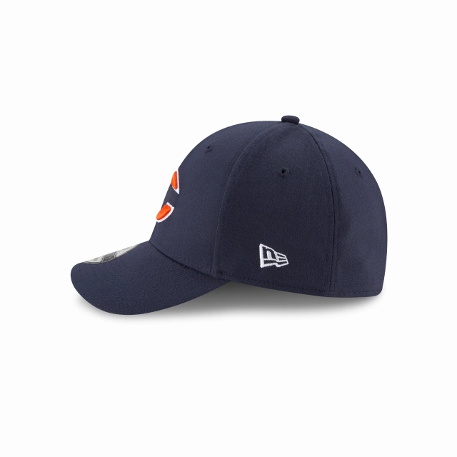 Men's Chicago Bears New Era Navy Team Classic 39THIRTY Flex Hat