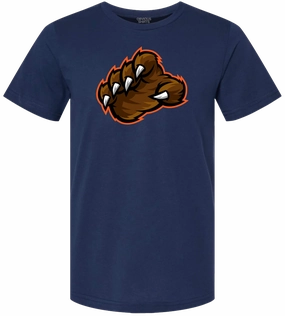 Men's Chicago Bears "Bear Claw" Obvious Shirts Navy Tee