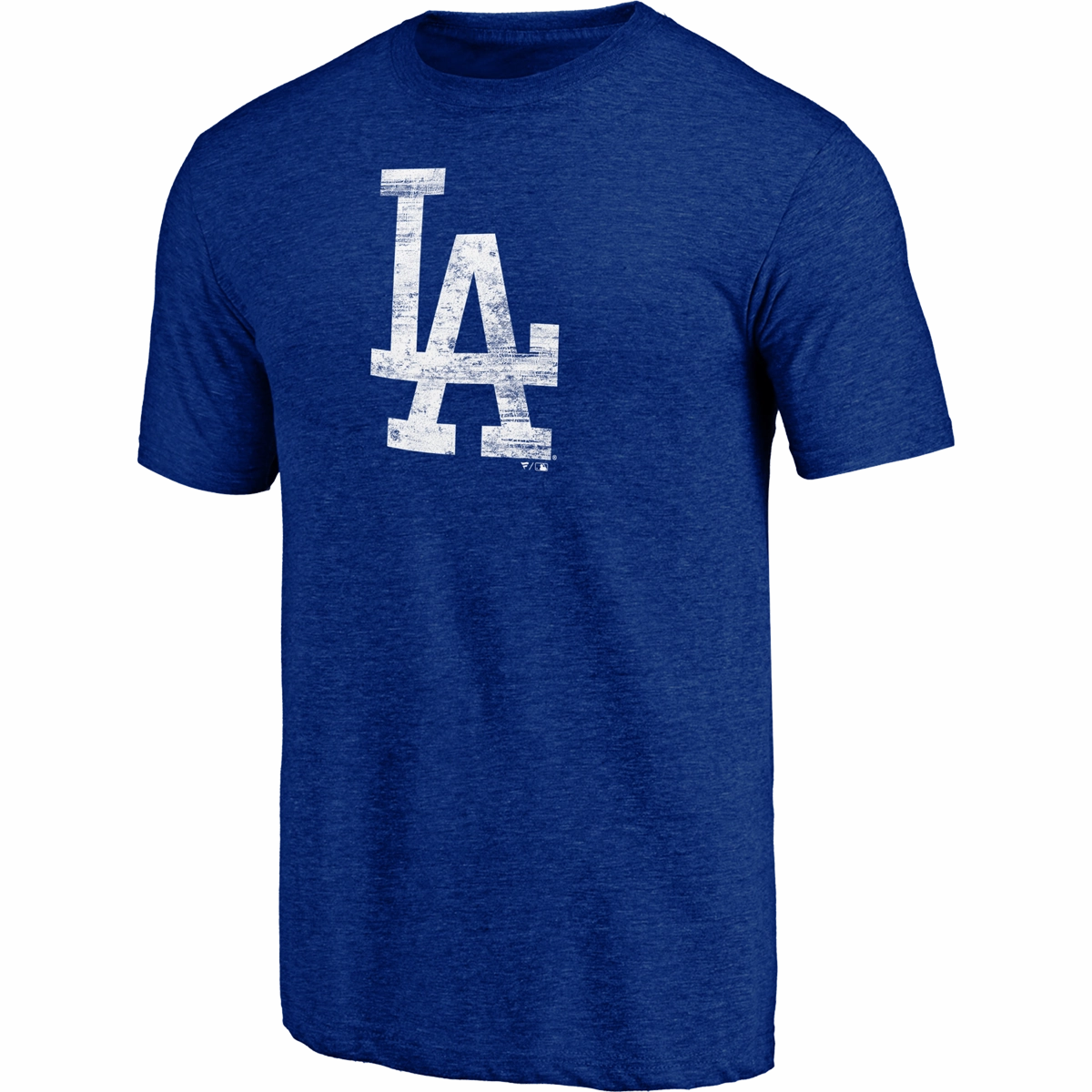 Men's Dodgers Triblend Logo Short Sleeve
