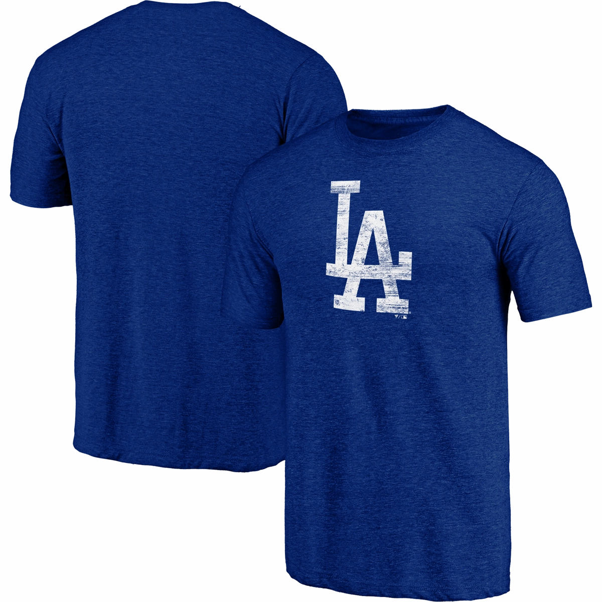 Men's Dodgers Triblend Logo Short Sleeve