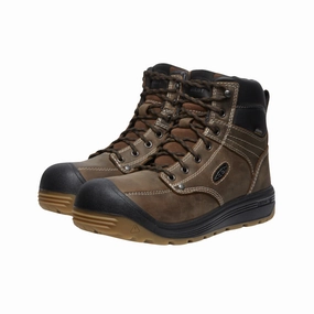 Men's Fort Wayne 6-inch Waterproof (Soft Toe) - Dark Earth/Gum (D Width)