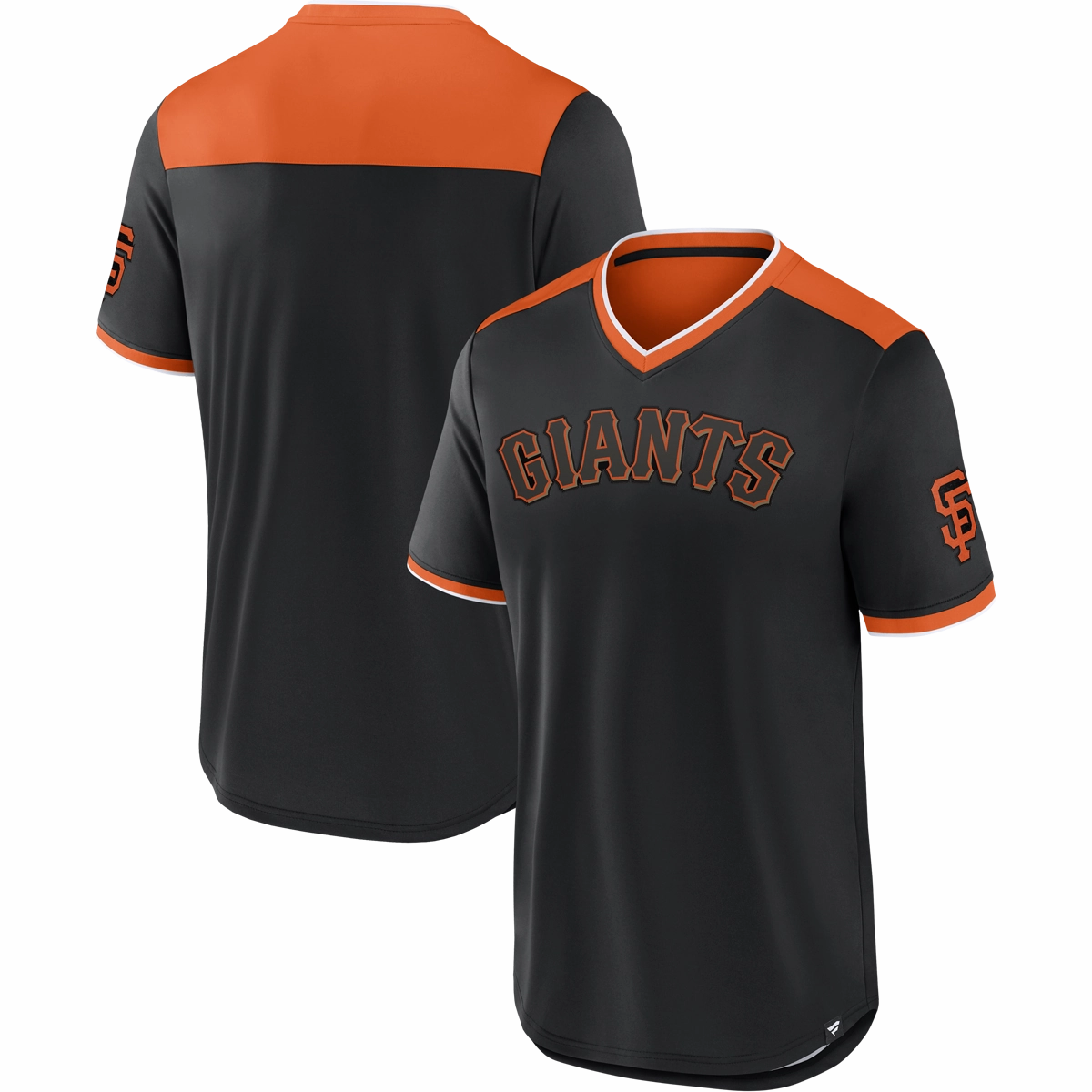 Men's Giants Fundamentals Poly Walk Off Short Sleeve