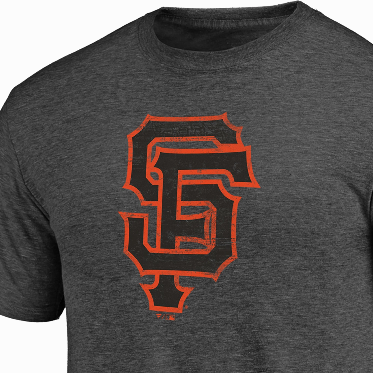 Men's Giants Triblend Logo Short Sleeve