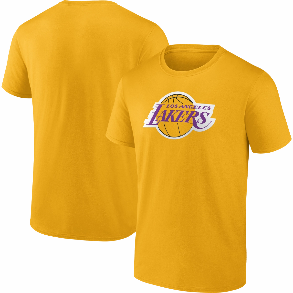 Men's Lakers Cotton Primary Logo Short Sleeve