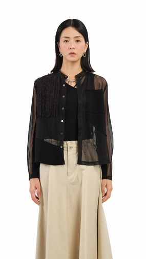 Mesh Patch Shirt
