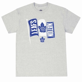 NHL - Men's Maple Leafs Flag T-Shirt (NHXX26LMSC1A1PB 06GRH)
