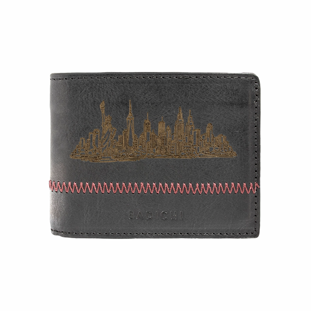 NYC Slim Billfold Wallet Black