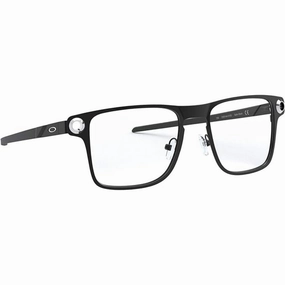 Oakley Men's Eyeglasses - Black Metal Square Frame Demo Lens | OAKLEY 0OX5144 1