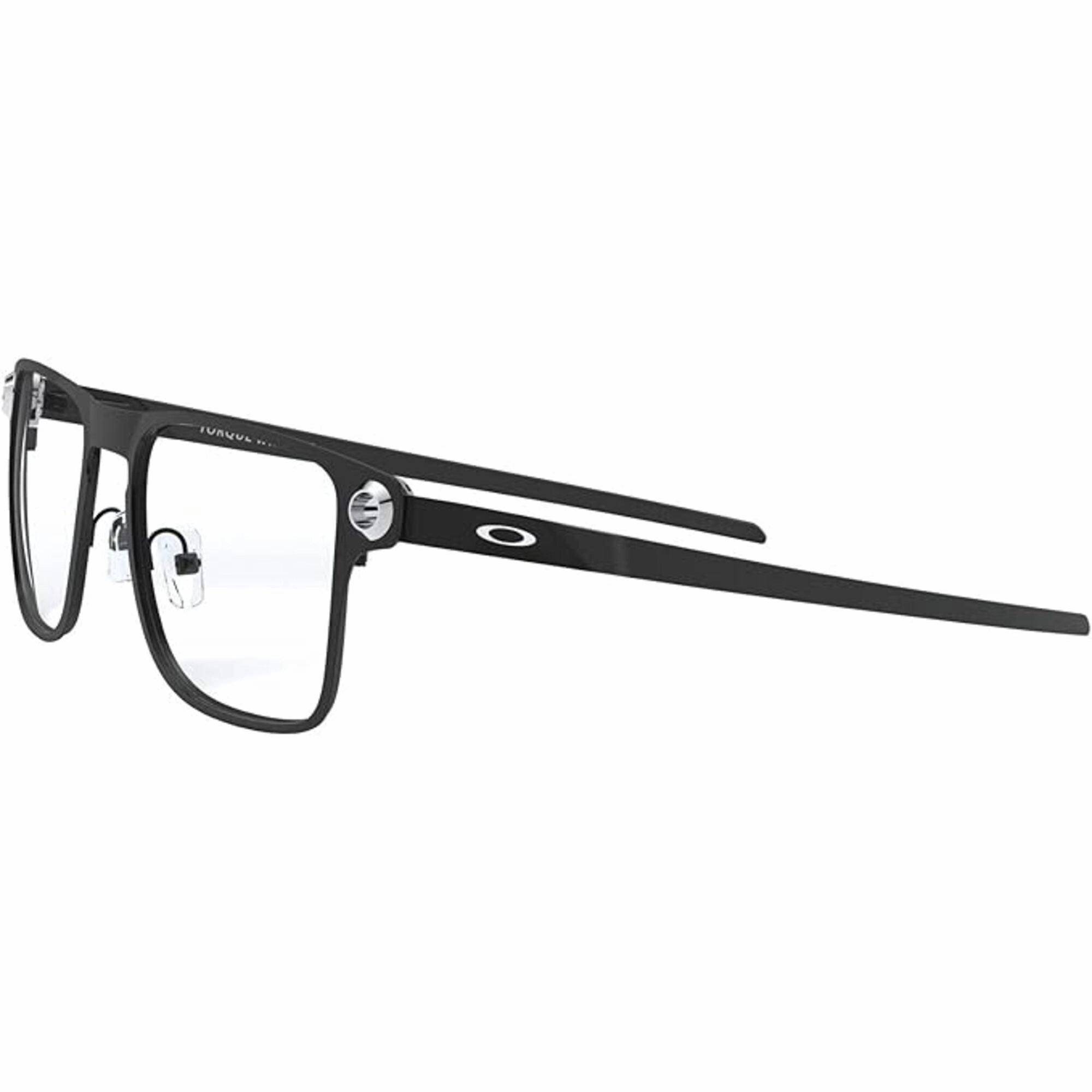 Oakley Men's Eyeglasses - Black Metal Square Frame Demo Lens | OAKLEY 0OX5144 1