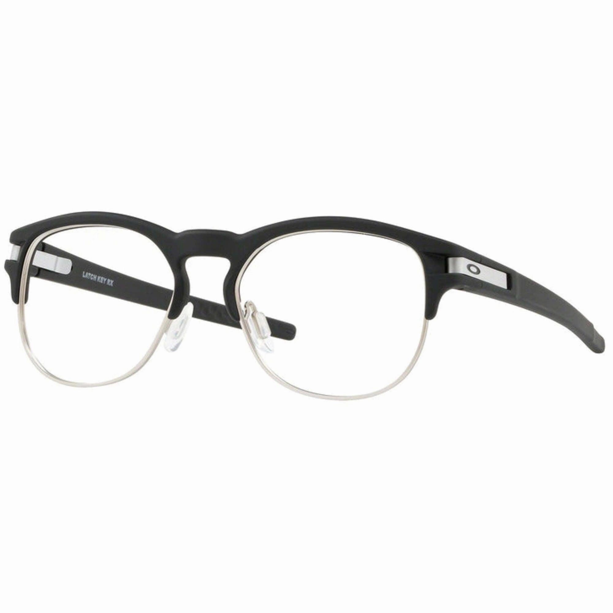 Oakley Men's Eyeglasses - Satin Black Plastic Frame Demo Lens | OAKLEY 0OX8134 4