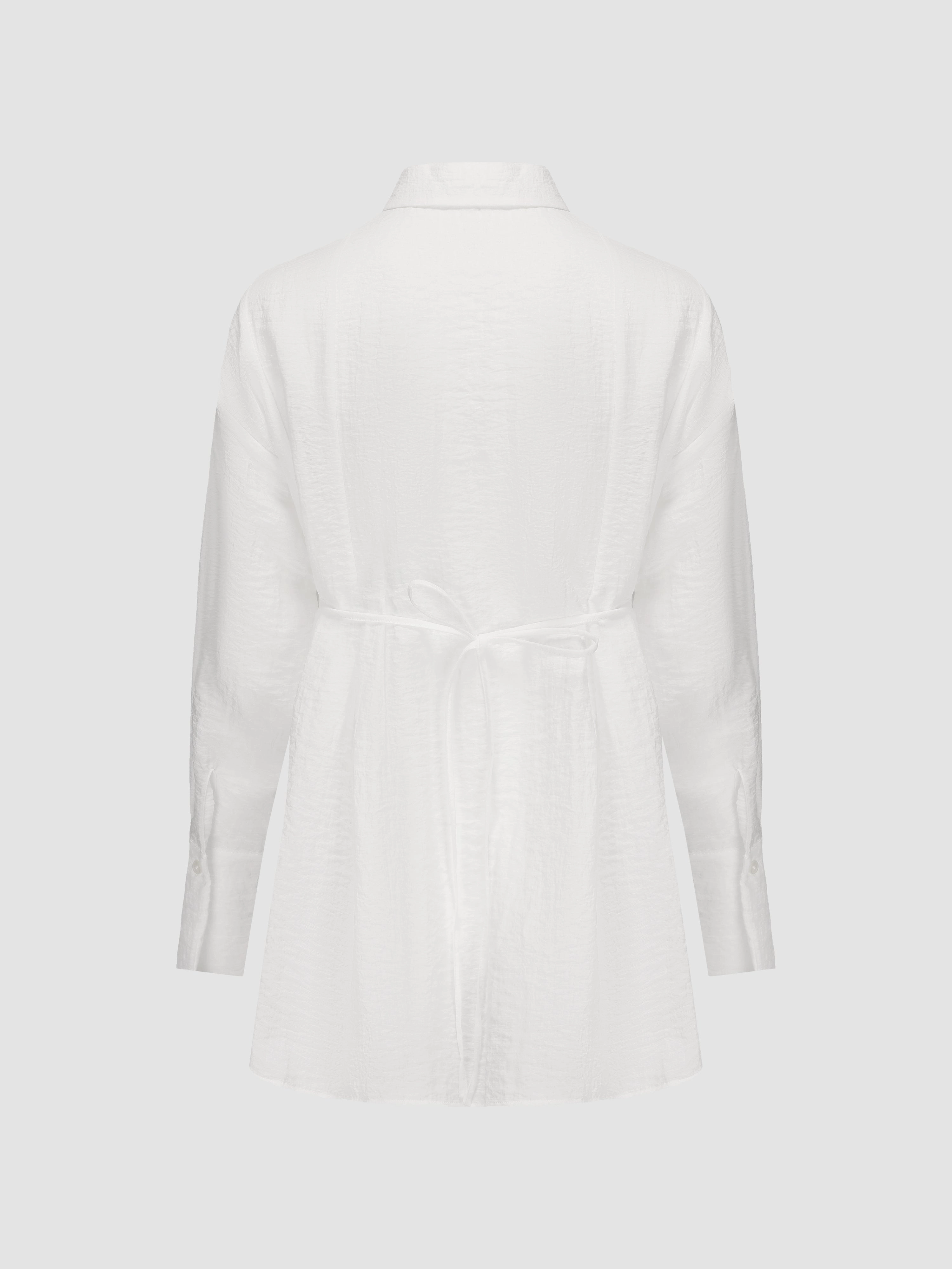 Pleated Flare Shirt
