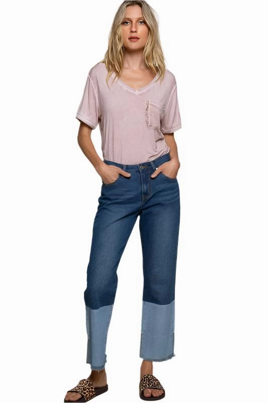POL Girly Meets Basic Short Sleeve Top