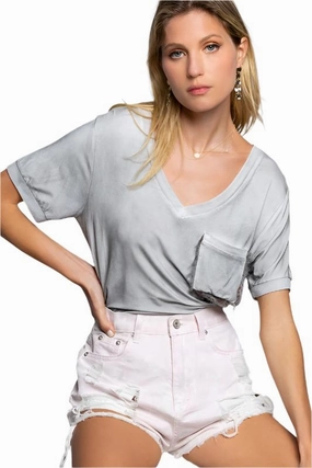 POL Girly Meets Basic Short Sleeve Top