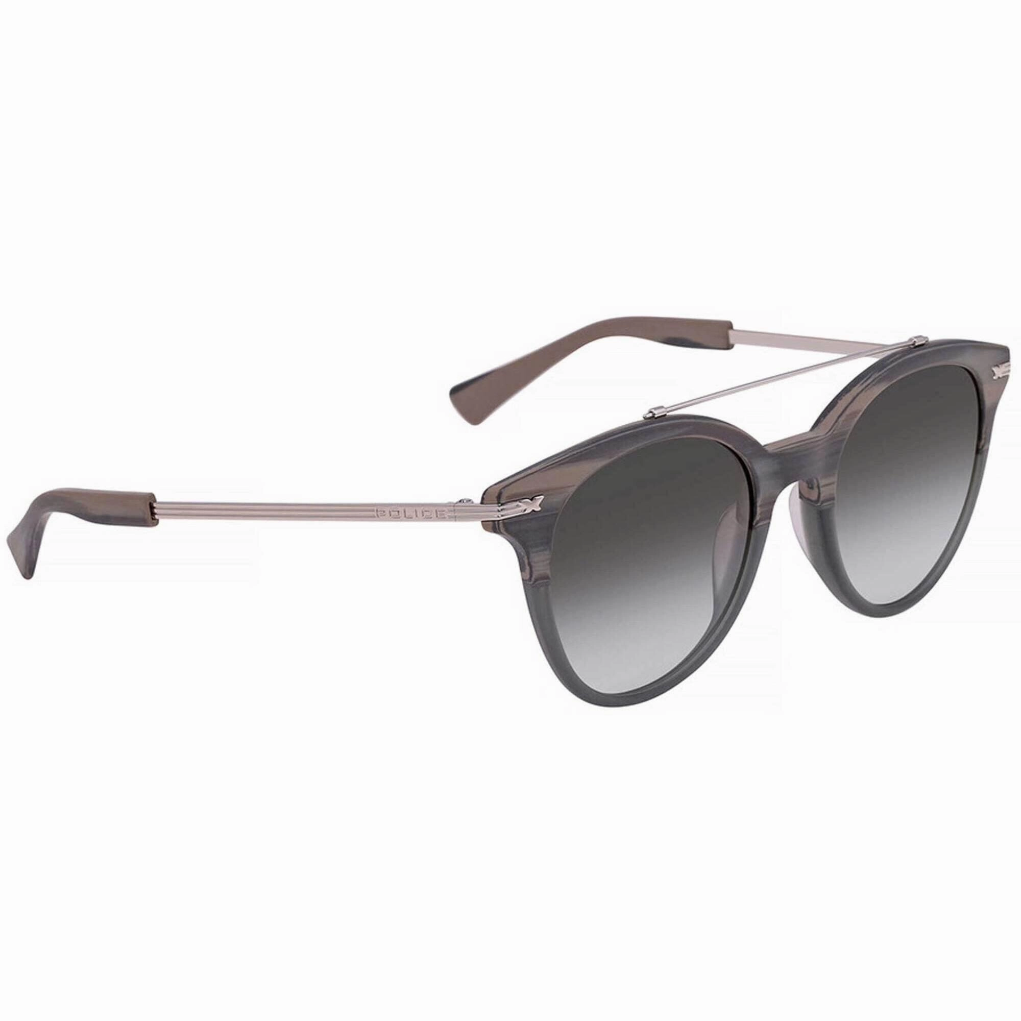 Police Men's Sunglasses - Full Rim Cat Eye Frame Grey Lens | POLICE SPL141 0GG6