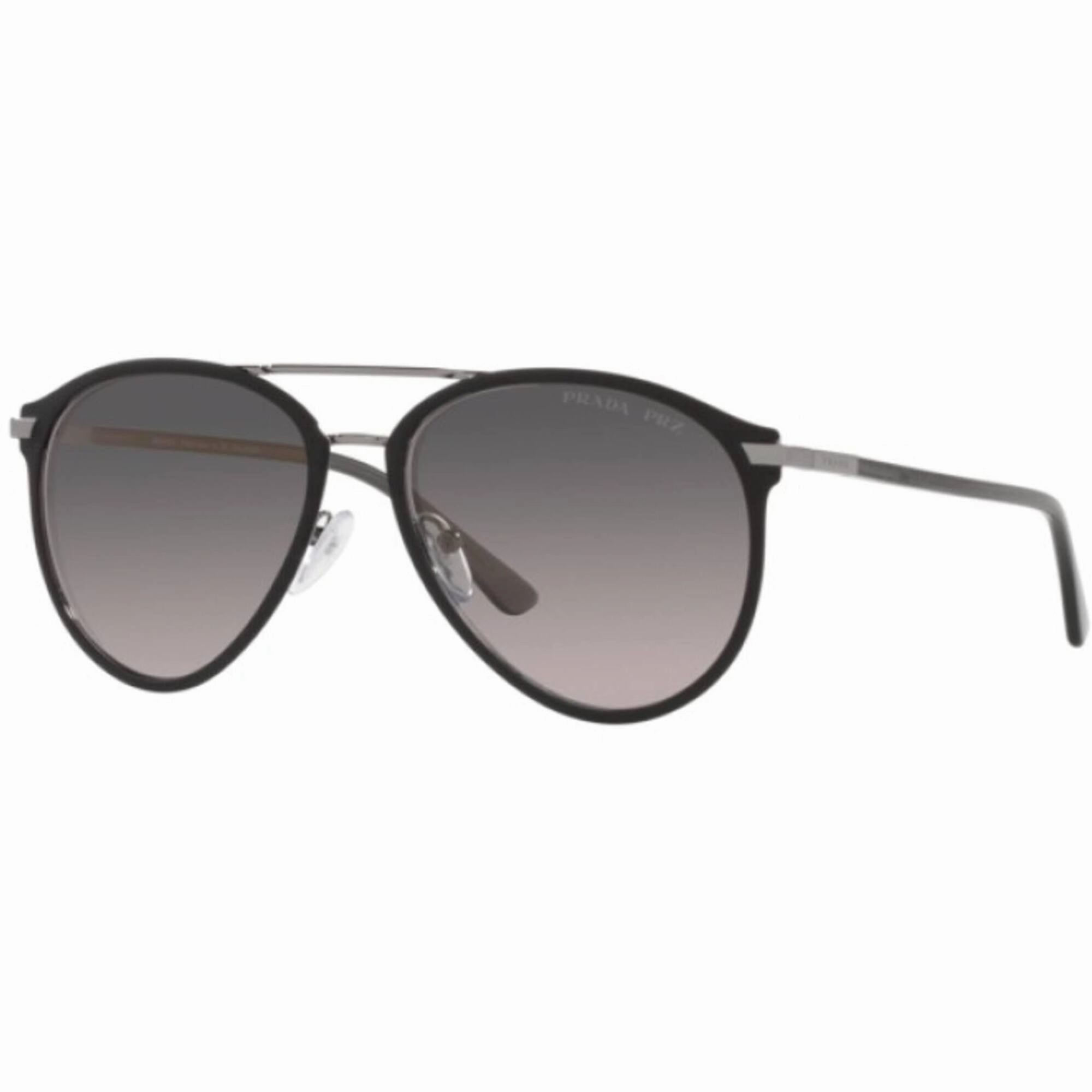 Prada Men's Sunglasses - Matt Black/Gunmetal Pilot Frame | PRADA 0PR 51WS 02G09G59