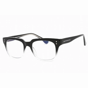 Prive Revaux Men's Eyeglasses - Plastic Rectangular Frame | Jack Caviar Black/Crystal