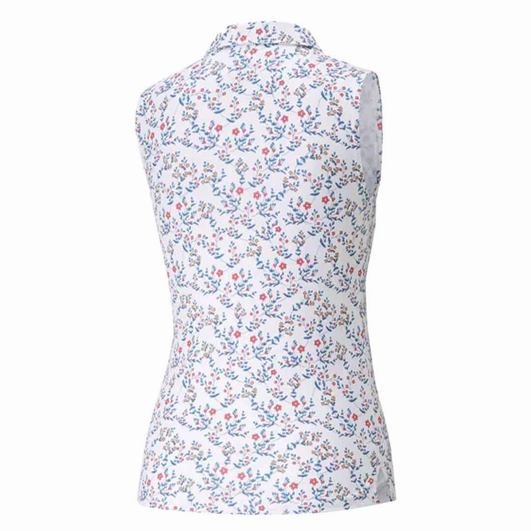 Puma - Girls' (Junior) MATTR Micro Floral Sleeveless Polo (539786 01)