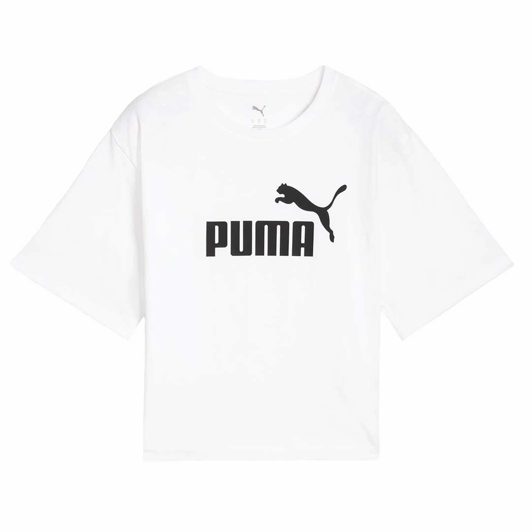 Puma - Women's Essentials Cropped No. 1 Logo Relaxed T-Shirt (684972 02)