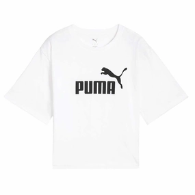 Puma - Women's Essentials Cropped No. 1 Logo Relaxed T-Shirt (684972 02)