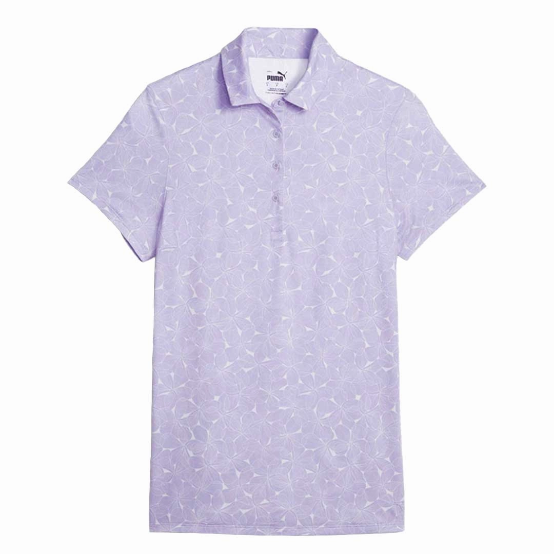 Puma - Women's MATTR Plumeria Short Sleeve Polo (621637 02)