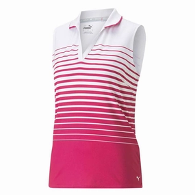 Puma - Women's MATTR Sleeveless Stripe Polo (537496 04)