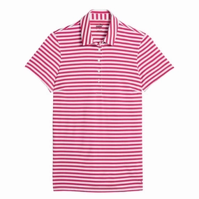 Puma - Women's MATTR Somer Stripe Short Sleeve Golf Polo (621880 07)