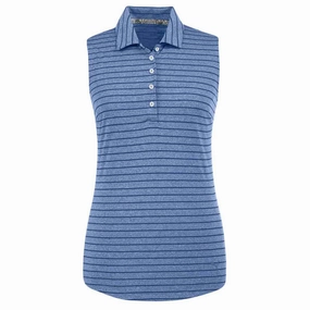 Puma - Women's Rotation Stripe Sleeveless Polo (597222 04)