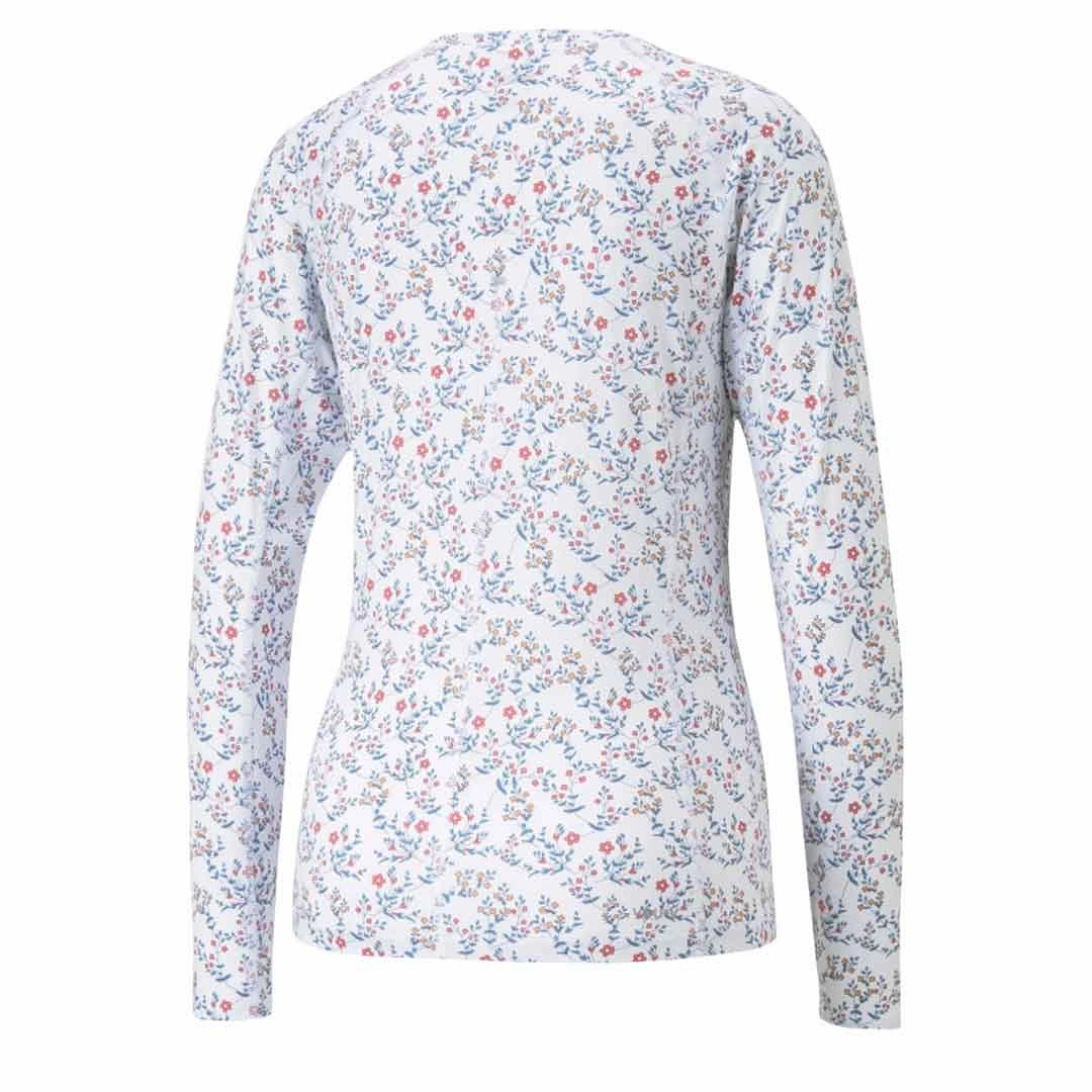 Puma - Women's YouV Micro Floral Long Sleeve T-Shirt (539033 01)