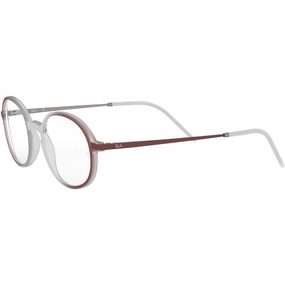 Ray Ban Men's Eyeglasses - Demo Lens Plastic Round Frame | 0RX7153-5792-50-21-145