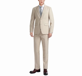 Renoir 201-3 Men's 2-Piece Single Breasted Notch Lapel Slim Fit Suit