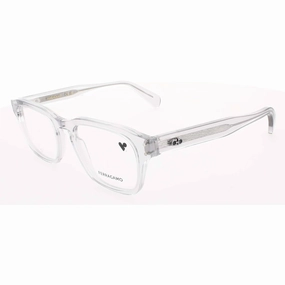 Salvatore Ferragamo Men's Eyeglasses - Light Crystal Grey Full Rim Frame | SF2958 050