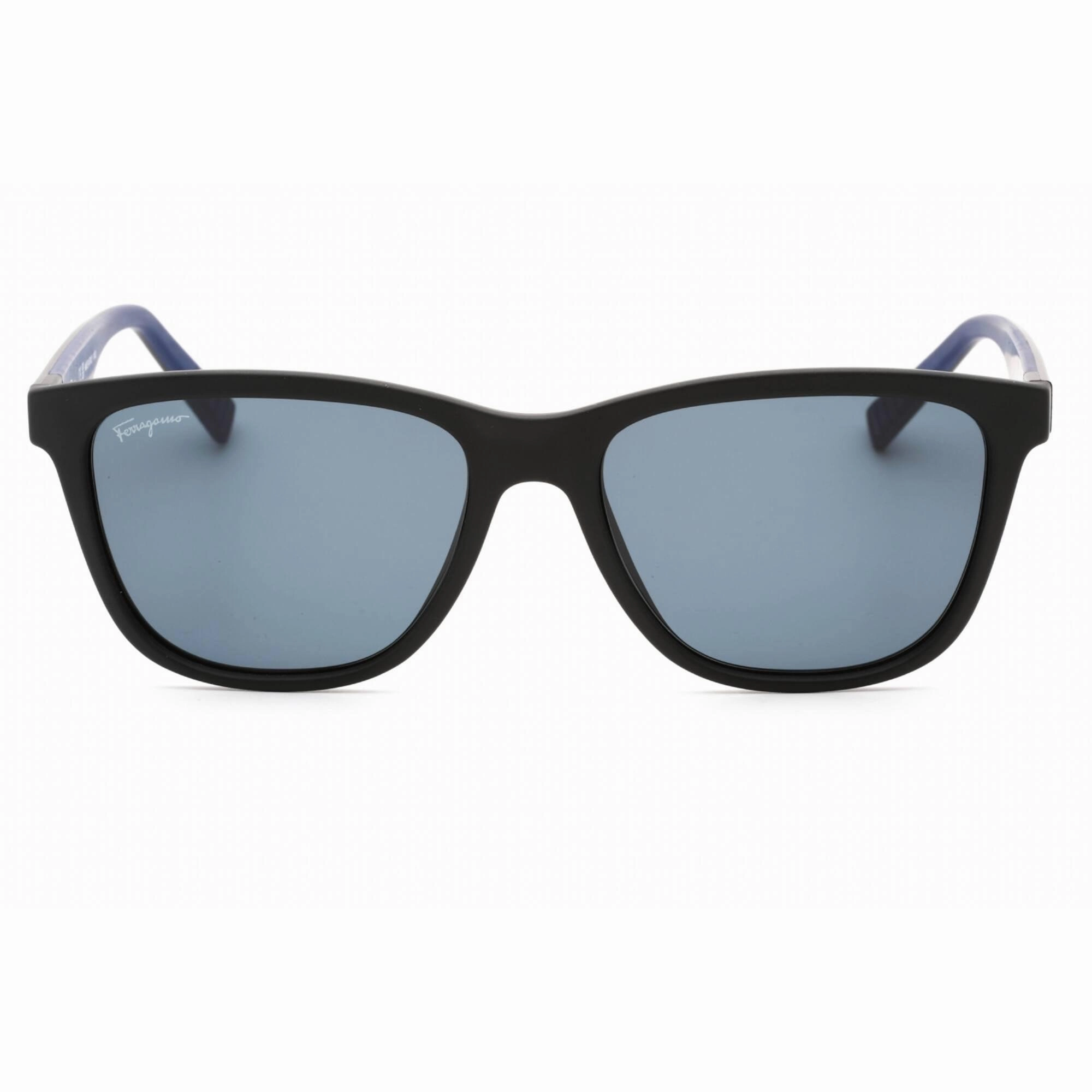 Salvatore Ferragamo Men's Sunglasses - Matte Black Plastic Full Rim Frame| SF998S 002